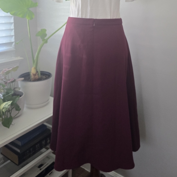 J.Crew Burgundy Skirt - Size 4 | NWOT - Picture 3 of 6
